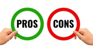 Illustration highlighting Oncepik pros and cons for beginner and professional users.