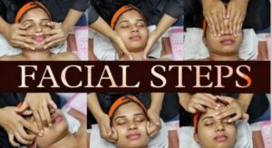 Person applying a facial treatment with a brush on clean skin at a spa, demonstrating proper skincare technique.
