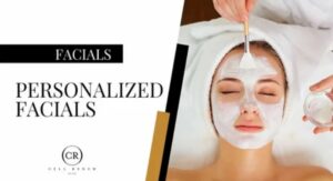 A spa client receiving a facial treatment with a focus on relaxation and skincare, illustrating how much to tip for a facial.
