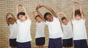 Beginner-friendly exercise education demonstrating simple workout instructions