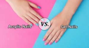 Comparison of Hard Gel and Gel Polish, highlighting their differences, benefits, and debunking common myths, including the contrast between Gel X and Hard Gel for nail extensions and durability.