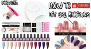 DIY Guide for Fashion Nails at Home showing step-by-step nail art techniques and stylish designs.