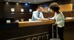 budget travel hotel booking hacks illustration